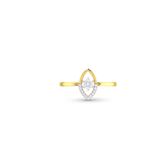 Laurel Gold and Diamond Ring