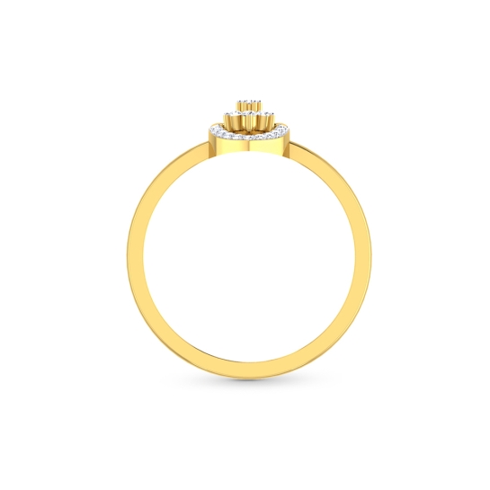 Laurel Gold and Diamond Ring