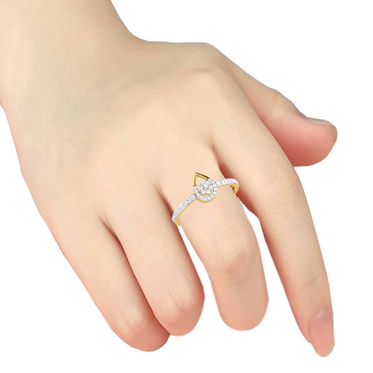 Shyla Gold and Diamond Ring For Engagement