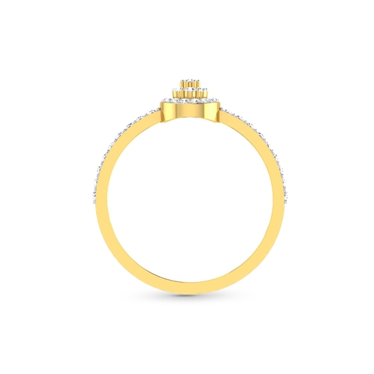 Shyla Gold and Diamond Ring For Engagement