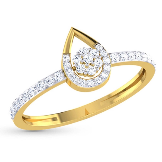 Shyla Gold and Diamond Ring For Engagement