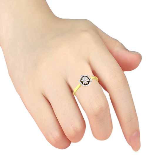 Annalee Gold Diamond Ring