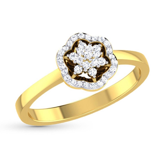 Annalee Gold Diamond Ring
