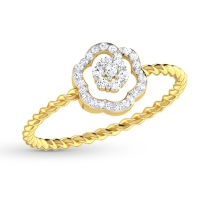Arlette Gold and Diamond Ring For Engagement