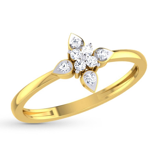 Parineeti Gold Diamond Ring