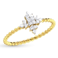 Lakshmi Gold Diamond Ring