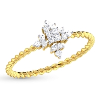Lakshmi Gold Diamond Ring