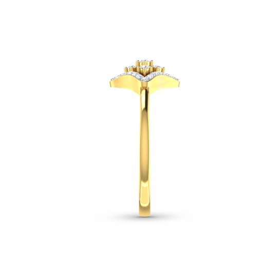 Nirvi Gold Diamond Ring