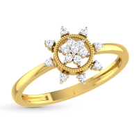 Pratiksha Gold Diamond Ring
