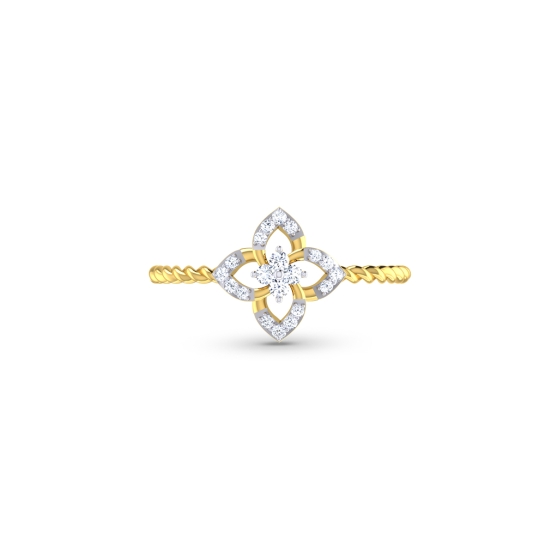 Rubina Gold and Diamond Ring