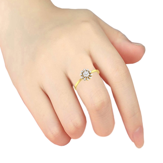 Shefali Gold Diamond Ring