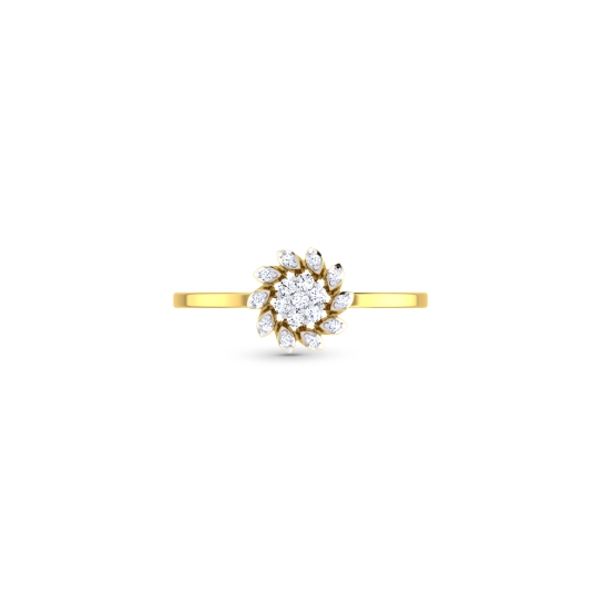 Shefali Gold Diamond Ring