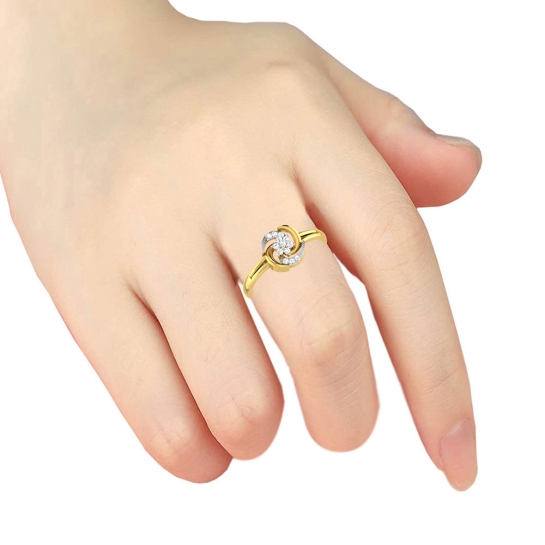Janhvi Gold and Diamond Ring
