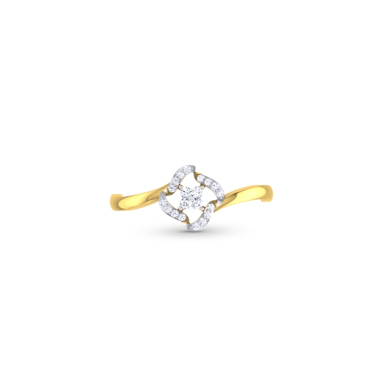 Aabroo Gold and Diamond Ring