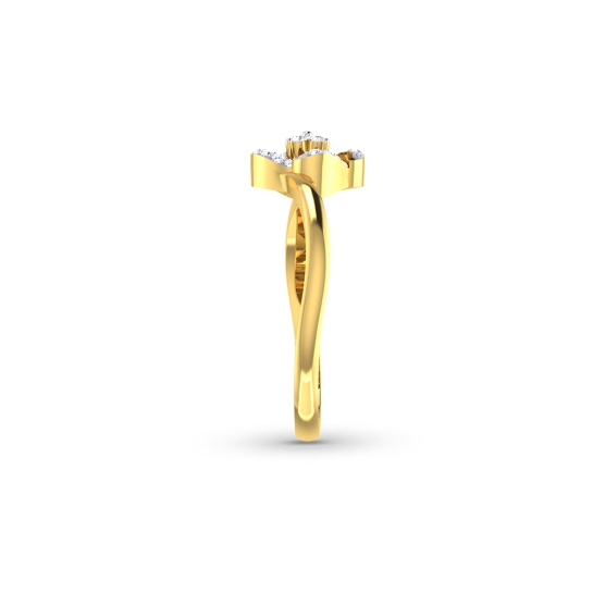 Aabroo Gold and Diamond Ring