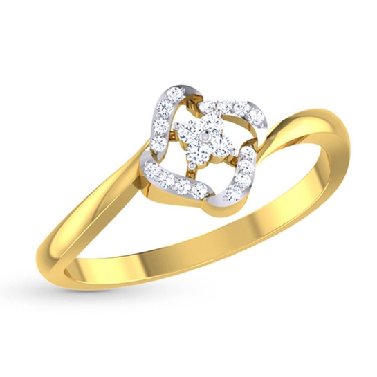 Aabroo Gold and Diamond Ring