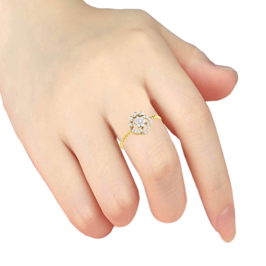 Aadishri Gold and Diamond Ring