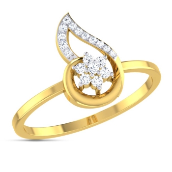 Aanisah Gold and Diamond Ring