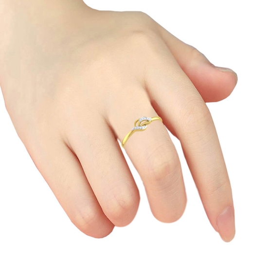 Aksiti Gold and Diamond Ring