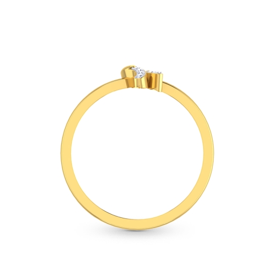 Aamira Gold and Diamond Ring