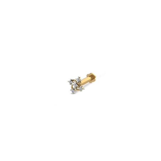 Adweta Gold Diamond Nosepin Screw