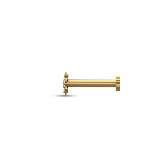 Darika Gold Diamond Nosepin Screw