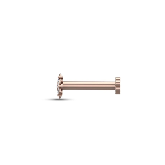 Darika Gold Diamond Nosepin Screw