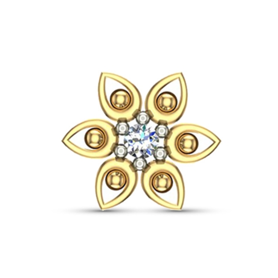 Ekiya Gold Diamond Nosepin Screw Ekiya Gold Diamond Nosepin Screw