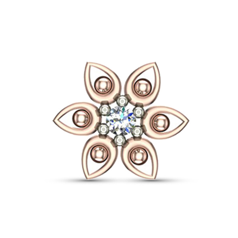 Ekiya Gold Diamond Nosepin Screw Ekiya Gold Diamond Nosepin Screw