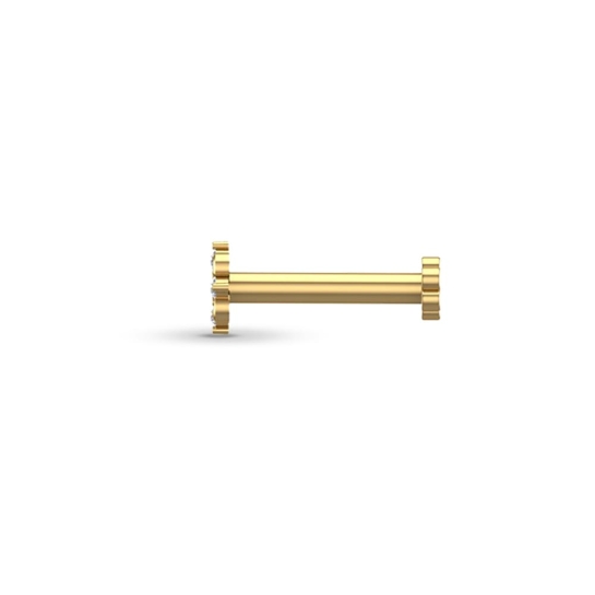 Ira Gold Diamond Nosepin Screw