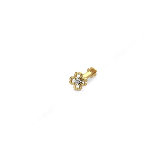 Indali Gold Diamond Nosepin Screw