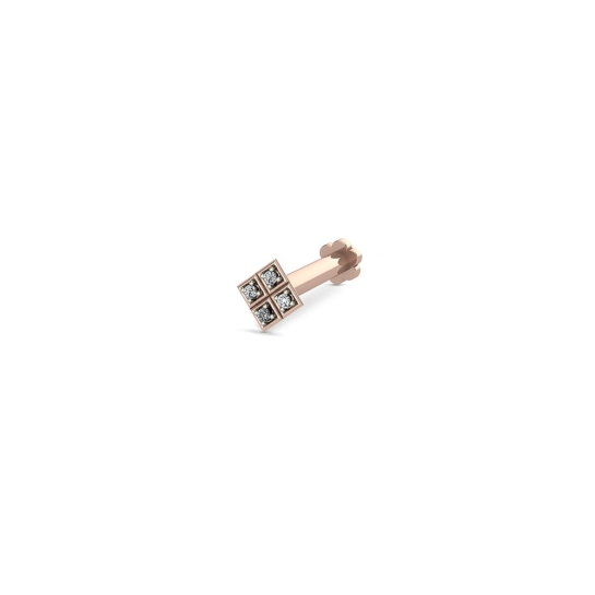 Lipika Gold Diamond Nosepin Screw