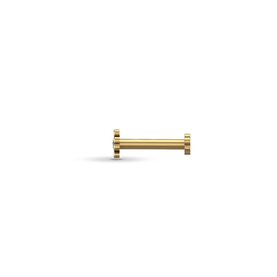 Mugdha Gold Diamond Nosepin Screw