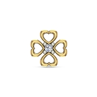 Mugdha Gold Diamond Nosepin Screw
