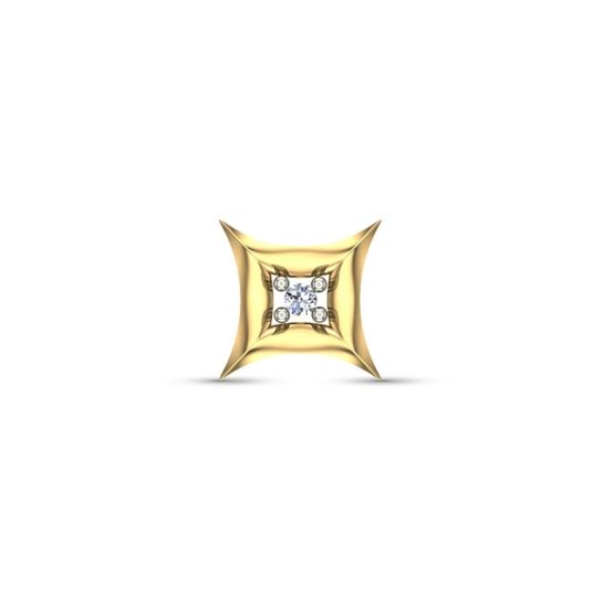 Niharika Gold Diamond Nosepin Screw