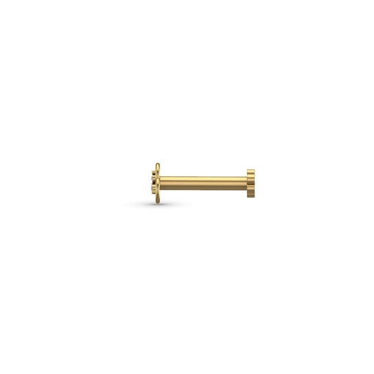 Tripti Gold Diamond Nosepin Screw