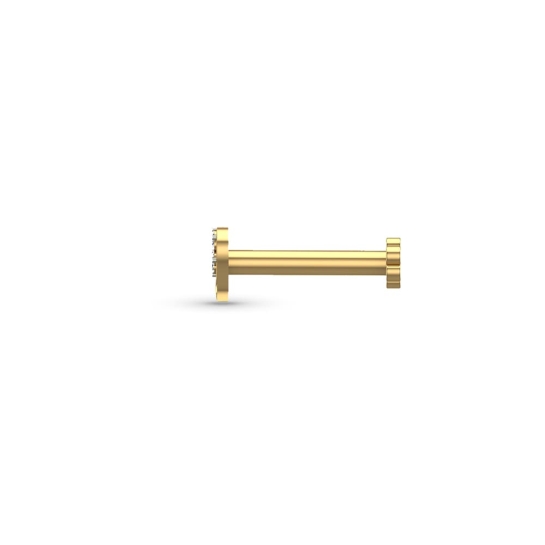 Triveni Gold Diamond Nosepin Screw