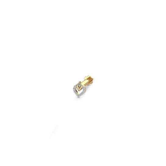 Vyanjana Gold Diamond Nosepin Screw