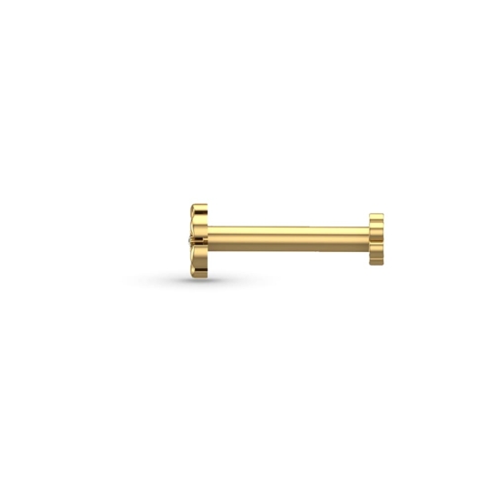 Vaishnavi Gold Diamond Nosepin Screw