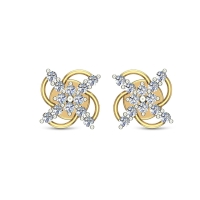 Camila Gold Diamond Earrings