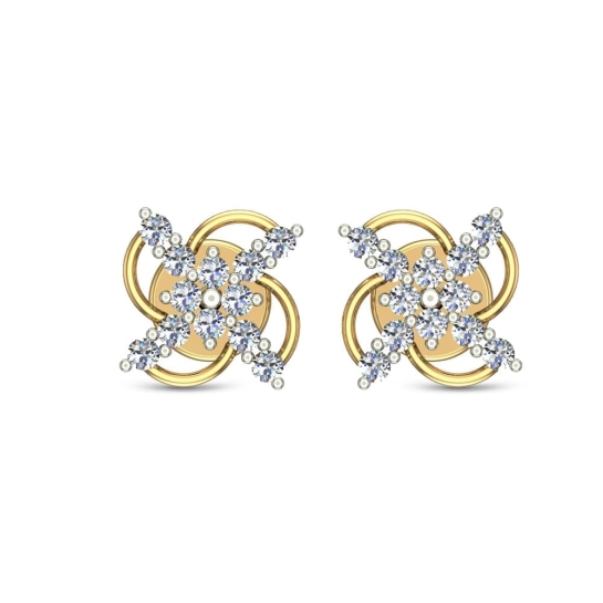 Camila Gold Diamond Earrings