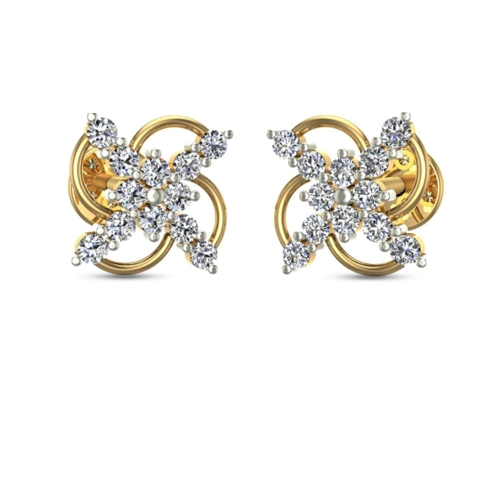 Camila Gold Diamond Earrings