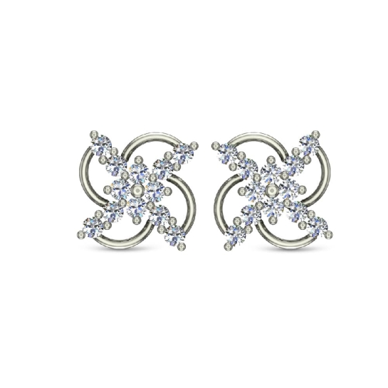 Camila Gold Diamond Earrings