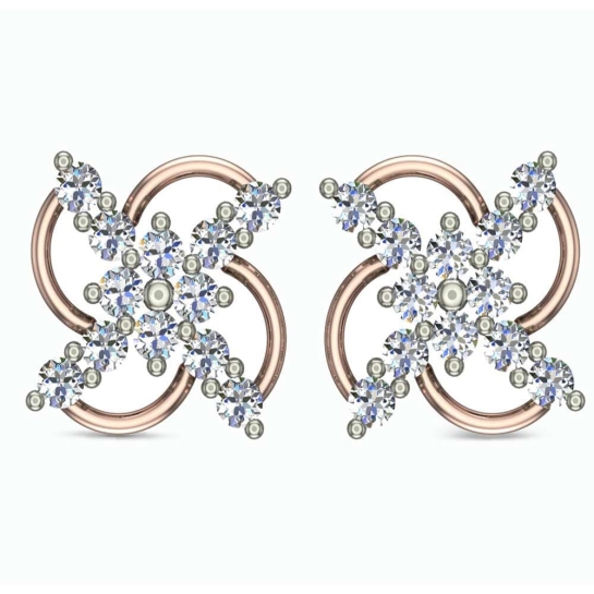 Camila Gold Diamond Earrings