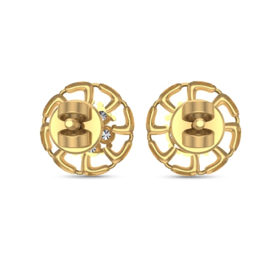 Hazel Gold Diamond Earrings