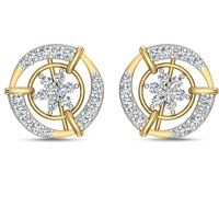 Williow Gold Diamond Earrings