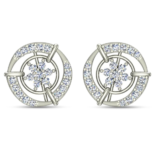 Williow Gold Diamond Earrings