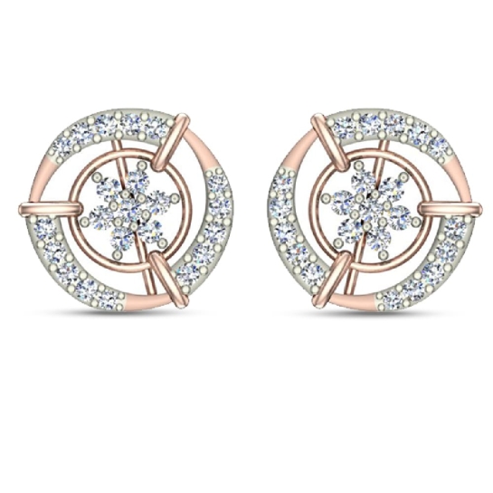 Williow Gold Diamond Earrings