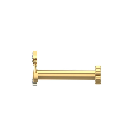 Valentina Gold Diamond Nosepin Screw