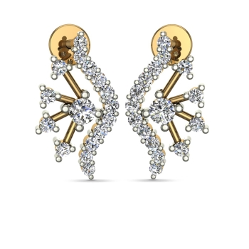 Aaliyah Gold Diamond Earrings